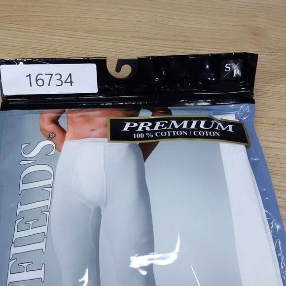 STANFIELDS Long Johns Mens Small White Premium 100% Cotton Base Layer Pant - Picture 6 of 6